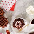 Galentine’s Day: Chocolate Waffles, Cream, and[...]