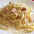 Creamy Fettuccine with Ham Recipe