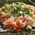 Orzo, Pea, and Pepper Salad