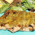 Pesto Topped Pork Chops