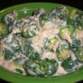 Brussels Sprouts With Onion Alfredo Sauce