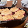 Skillet Strawberry Cobbler