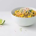 Roasted Corn with Manchego & Lime