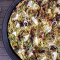 Frittata with Feta Cheese and Herbs