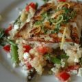 Grilled Grouper with Quinoa, Asparagus, Mint,[...]