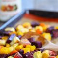 Maple Cinnamon Glazed Root Vegetables