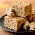 Gingerbread Rice Krispy Squares