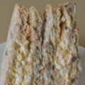 Smoked Salmon and Egg Salad Tea Sandwiches