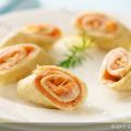 Smoked Salmon Crepe Spirals