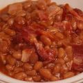 Baked Beans With Baked Bacon