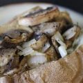 Baked Potato with Mushrooms