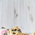 Blueberry White chocolate scones
