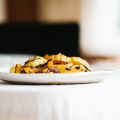 Delicata Squash with Brown Butter & Cocoa Nibs