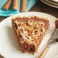 Chocolate Mousse Pie with Toasted Coconut Crust