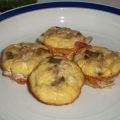 Crustless Miniature Quiche  Recipe