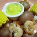 Cajun Shrimp and Sausage Boil With Garlic Mayo