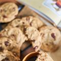 Chocolate Malt and Pecan cookie