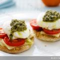 Poached Eggs Caprese For Two