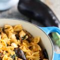 Pasta with Tomato, Eggplant and Sausage