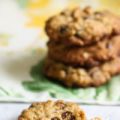 Coconut Oil Chocolate Chip Oatmeal Cookies