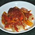 Braised Chicken Thighs With Bell Peppers,[...]