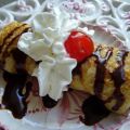 Banana Split Dessert Crepes