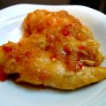 Spicy Peach BBQ Sauce Chicken
