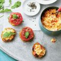 Tomato-and-Okra Cornmeal Cakes