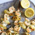 Grilled Shrimp Scampi Skewers