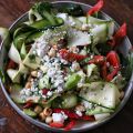 Shaved Zucchini Salad with Cilantro Mint[...]