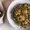 Bulgur with Chicken and Mushrooms