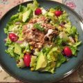 BBQ Chicken Salad With Creamy BBQ Cilantro Lime[...]