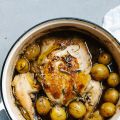 Chicken Braised in Milk