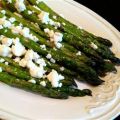 Roasted Asparagus with Herb Goat Cheese