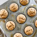 Buttery Gingerbread Maple Muffins.