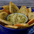 Green Olive Tapenade with Pita Chips