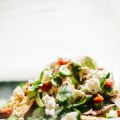Middle Eastern “Nachos” with Spiced Chickpeas