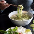 Roast Chicken Pho Zucchini Noodle Soup