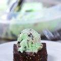 No-Bake Thin Mint Brownies
