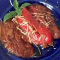 Veal Scallopini in a Sweet Red Pepper Sauce
