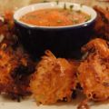 Coconut Shrimp With Pineapple-Sweet Pepper Purée