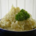 Roasted Garlic Mashed Potatoes and Cauliflower