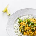 Golden Red Lentil Dal with Cilantro-Speckled[...]