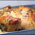 Roast Chicken Stuffed with Herbed Potatoes