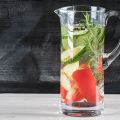 Cucumber and Red Pepper Infused Water