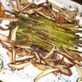 Roasted Asparagus & Shiitake Mushrooms