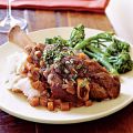 Braised Lamb Shanks with Parsley-Mint Gremolata