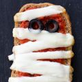 French Bread Pizza Mummies