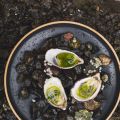 Fresh Oysters with Dill Vinaigrette and Pecorino