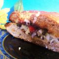 Roasted Pepper and Mozzarella Sandwich With[...]